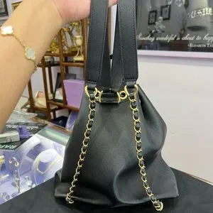 CHANEL | Bags | Authentic Chanelcaviar Deauville Drawstring  display picture 1